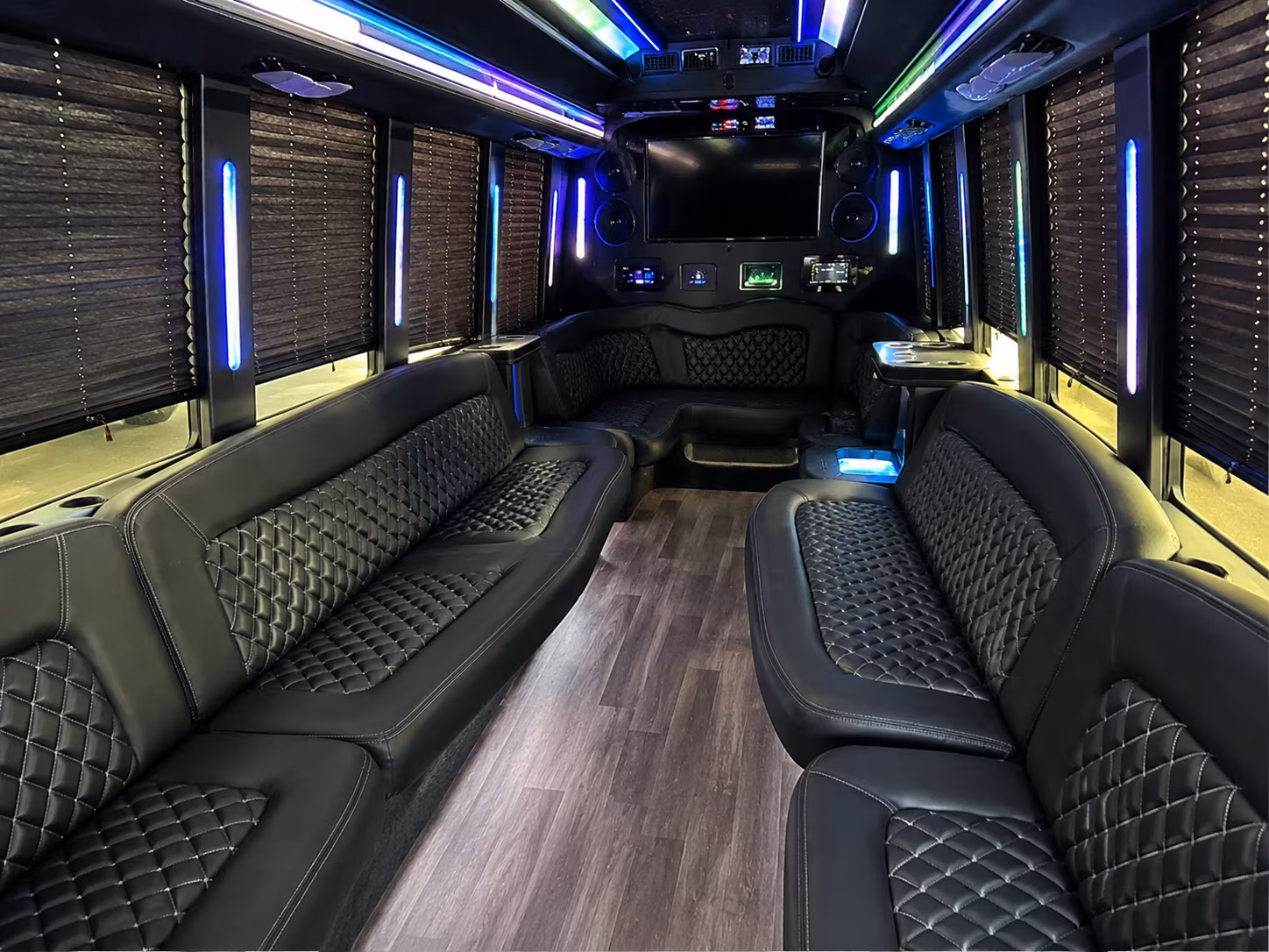 party buses make the ride to miami beach venues half the fun