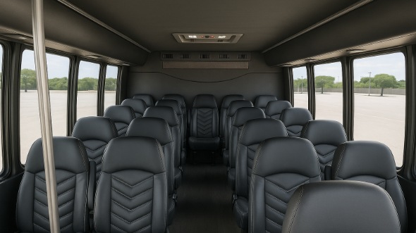 cutler bay 15 passenger minibus inside