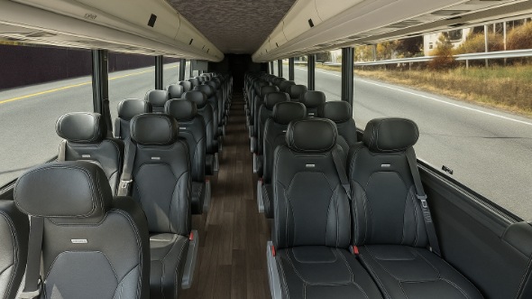 cutler bay 28 passenger minibus inside