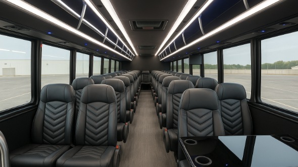 cutler bay 35 passenger minibus inside