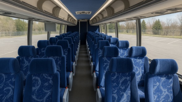 cutler bay 50 passenger charter bus inside