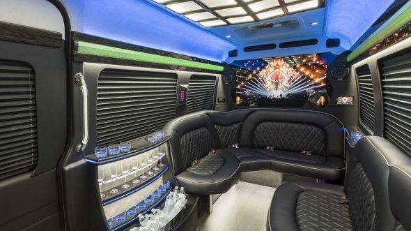 cutler bay sprinter limo rental inside