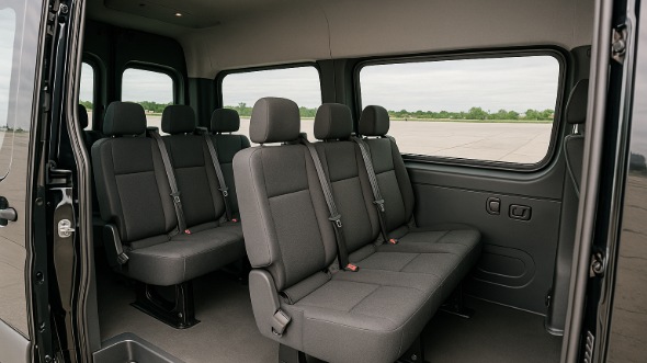 cutler bay sprinter van with driver inside