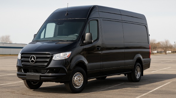 Exterior of Charter Bus Company Cutler Bay's Sprinter Limo in Cutler Bay